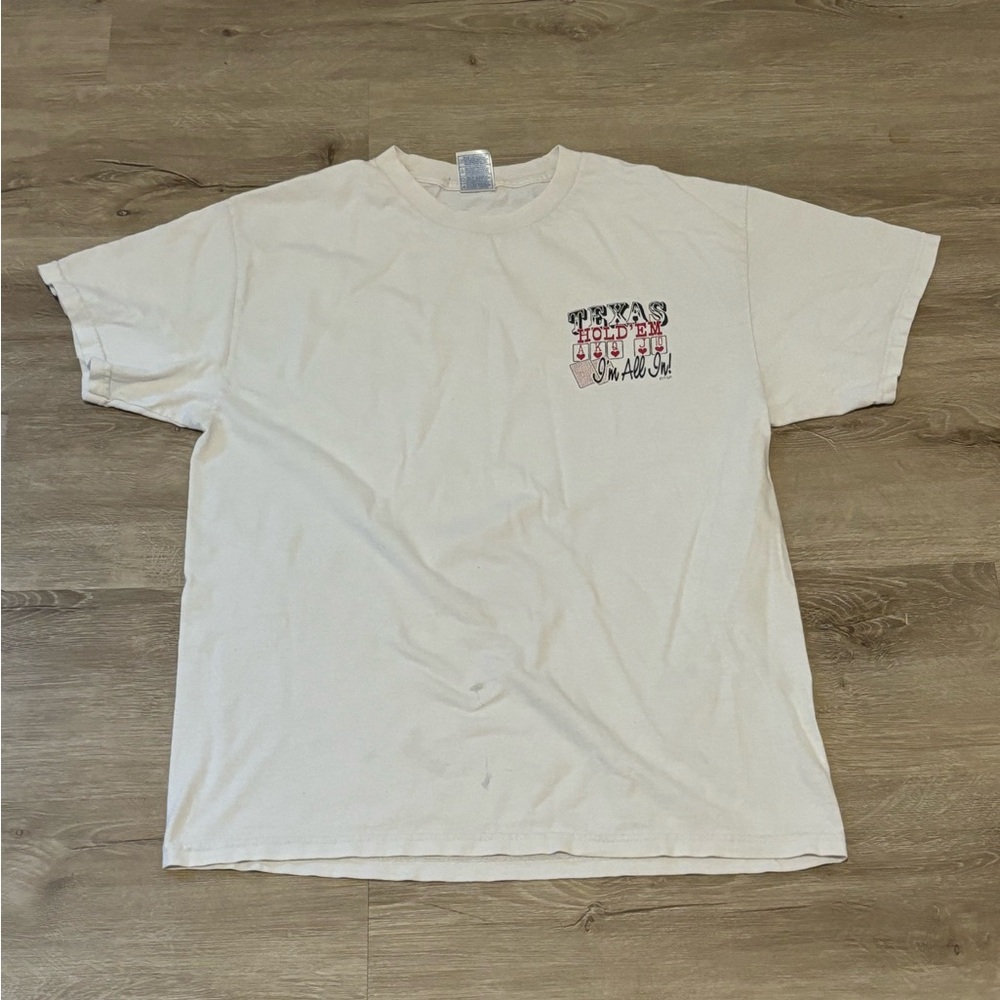 Vintage Texas Hold ‘Em Tennessee River Cream Graphic T-Shirt